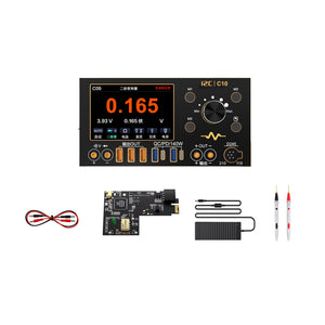 i2C C10 Professional Waveform Ammeter + Full-Function Multimeter + 2-Way 4CH 280W Fast Charging For New Energy Appliance