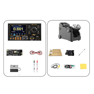 i2C C10 Professional Waveform Ammeter + Multimeter + 2-Way Fast Charging + D245 High-Power Soldering Iron Kit