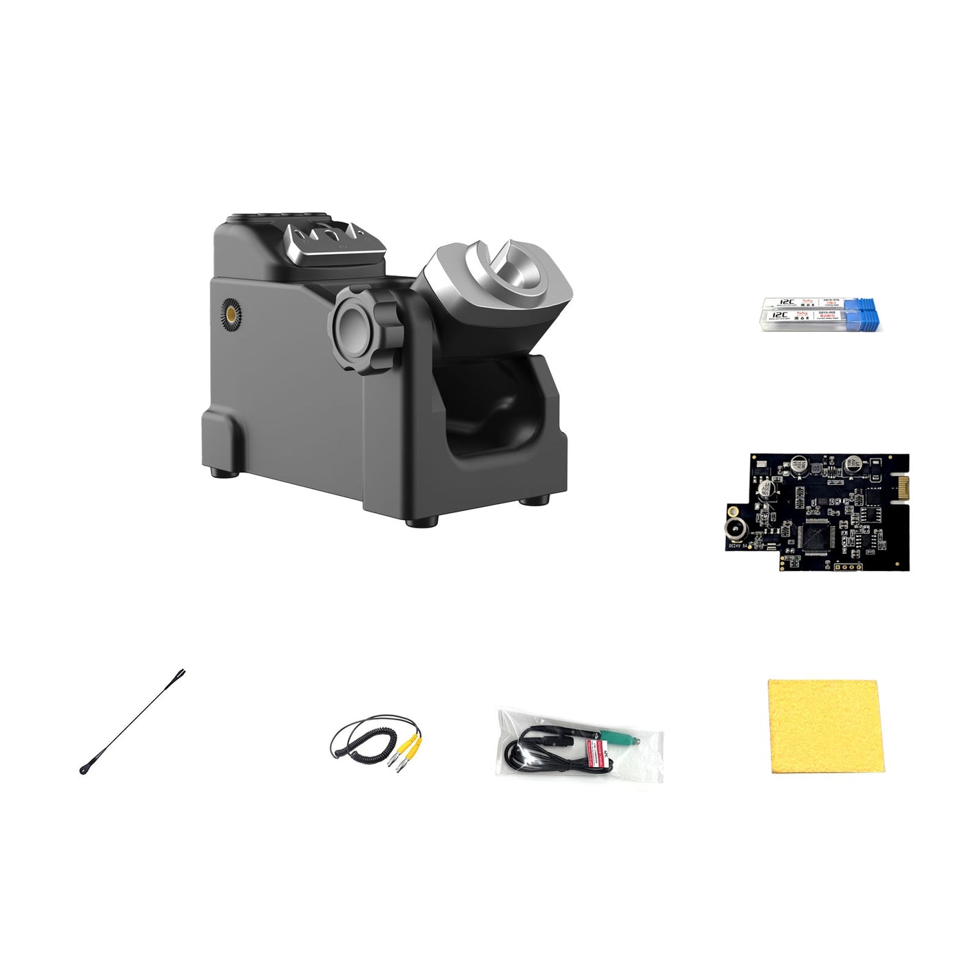 C10 Precision Soldering Station + D210 Soldering Iron Handle Kit (Gold-Plated Shell) for i2C C10 Waveform Ammeter