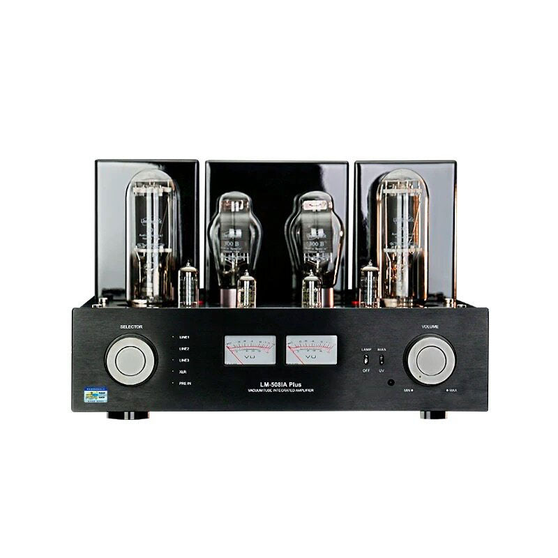 Upgraded LM-508IA Plus Single-ended Class A HiFi Integrated 805 Electronic Tube Power Amplifier 50W+50W 230V