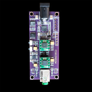 ES9039Q2M Decoder Board DC5V I2S Input Asynchronous USB Module (OPA1642+OPA1612 Operational Amplifiers)