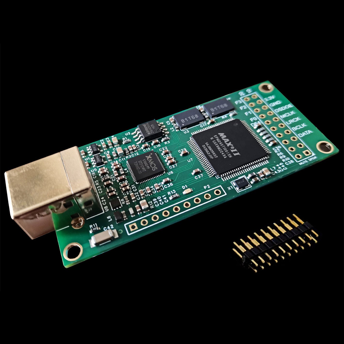 USB Digital Interface Module XU316 + CPLD Logic Chip DSD512/PCM768 Support for WIN7/8/10 Compatible with Amanero