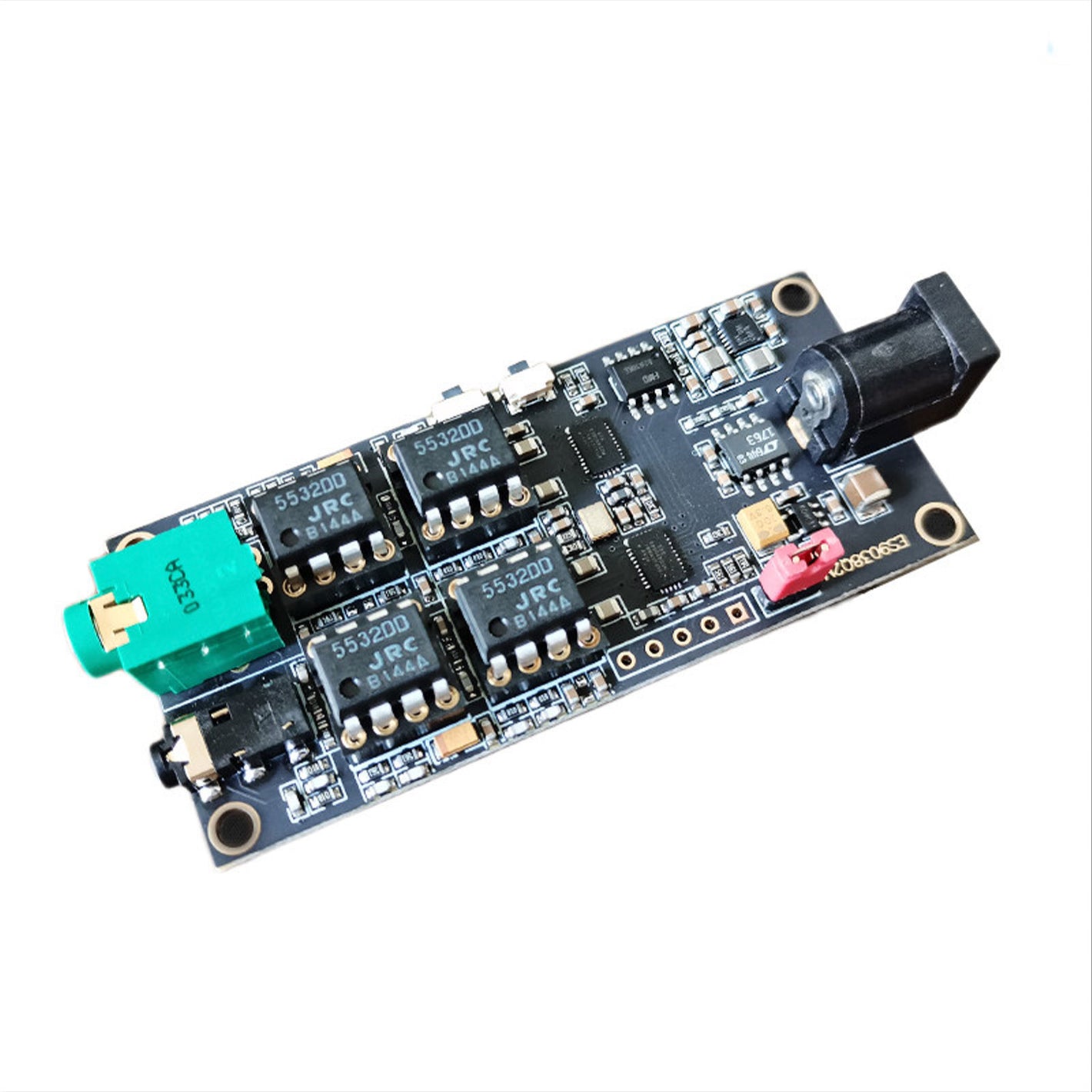 Dual ES9038Q2M Decoder Board I2S Input Asynchronous USB Module Dual 5532 Op Amp DAC Module