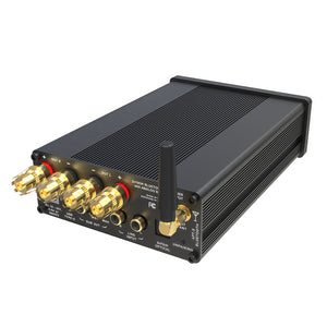 BRU6 2x100W QCC3034 Bluetooth5.1 Audio Power Amplifier PCM5121 DAC Support Subwoofer/Stereo Output