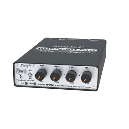 BDSP2.4U PRO ADAU1701 DSP Tuning HiFi Preamplifier 2-Channel Frequency Distribution Independent ADC and DAC