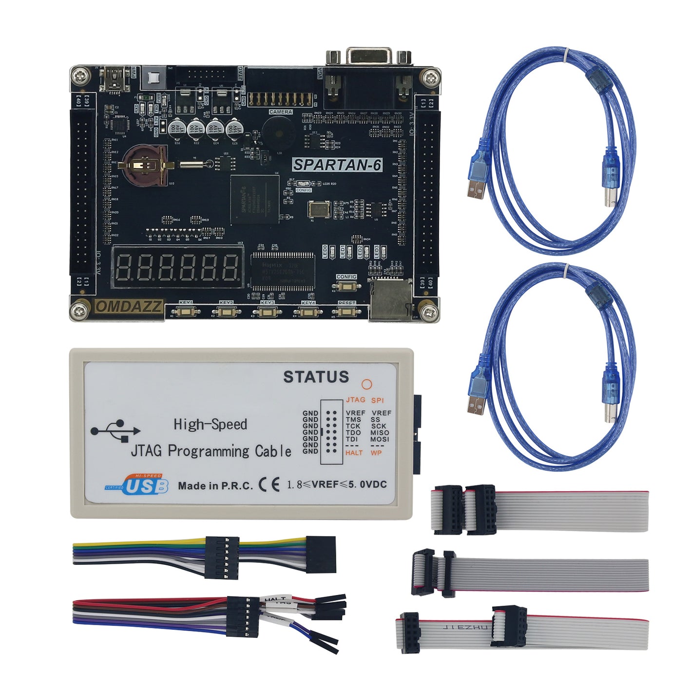 XC6SLX16 FPGA Development Board USB 5V 50M Crystal Oscillator 256Mbit SDRAM+16Mbit FLASH