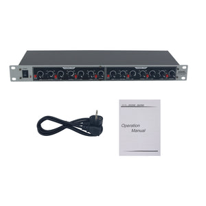 224XL Professional Audio Signal Distributor Stereo 2-Channel/Mono 4-Channel Crossover Electronic Frequency Divider