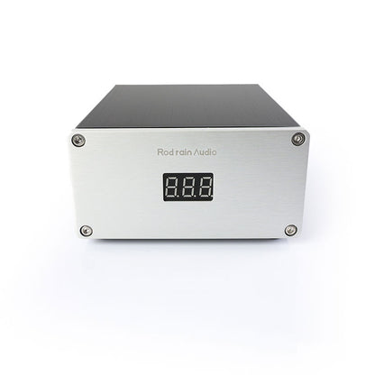 Rod Rain Audio Silvery Panel 25W Ultra-low Ripple DC Linear Regulated Power Supply 5V Output High Speed Op Amp MOS Tube (YHDC Transformer)