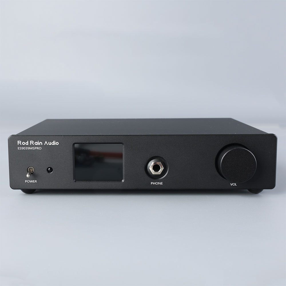 Rod Rain Audio DA390 Advanced Version Desktop Audio Decoder Headphone Amplifier ES9039MSPRO Bluetooth5.4 (4PCS AD8620 Op Amps)