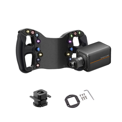 Original 25Nm Wheel Base for Simucube 3 Pro + Sport-SC Wheel for McLaren + Link QR + Adapter Ring