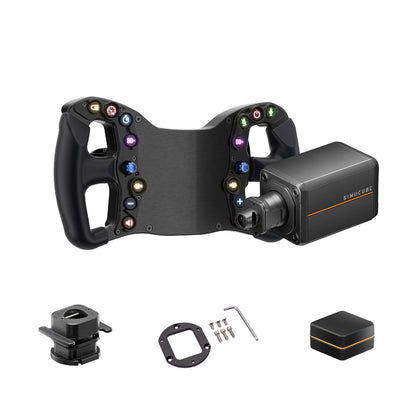 Original 25Nm Wheel Base for Simucube 3 Pro + Sport-SC Wheel for McLaren + Link QR + Adapter Ring + Link Hub