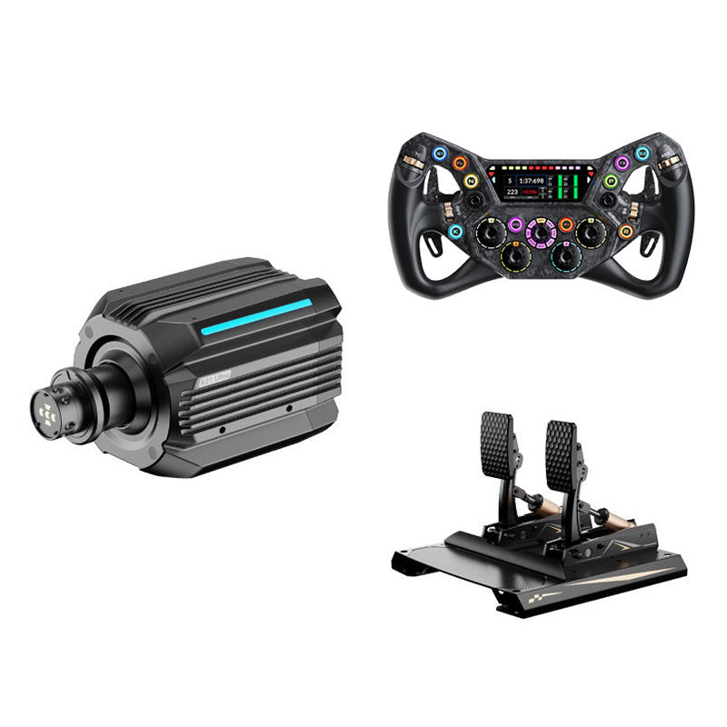 MOZA R25 Ultra 25Nm Direct Drive Wheel Base + 300mm KS PRO Sim Racing Wheel + CRP2 2-Pedal Set