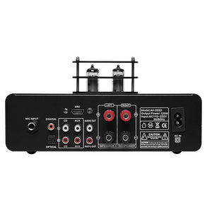AV-2050 1200W Bluetooth5.3 HiFi Stereo Electronic Tube Amplifier USB Lossless Vacuum Tube Power Amplifier