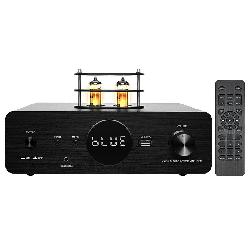 AV-2050 1200W Bluetooth5.3 HiFi Stereo Electronic Tube Amplifier USB Lossless Vacuum Tube Power Amplifier