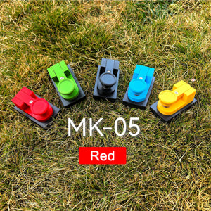 Red MK-05 Portable Mini CW Key 3D-Printed Manual Morse Code Key for Amateur Radio Telegraph Training