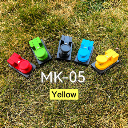 Yellow MK-05 Portable Mini CW Key 3D-Printed Manual Morse Code Key for Amateur Radio Telegraph Training