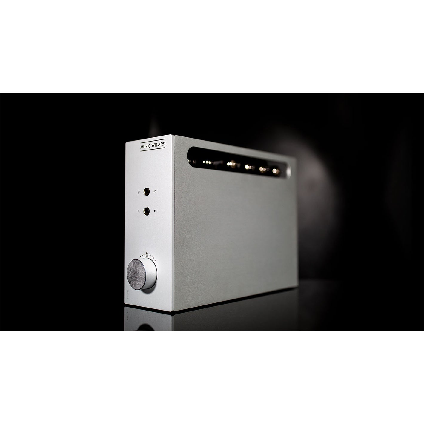 Music Wizard THP-3 (THP3) Silver Silver Tube Headphone Amplifier 4.5W x 2 Hi-Fi Desktop Amp