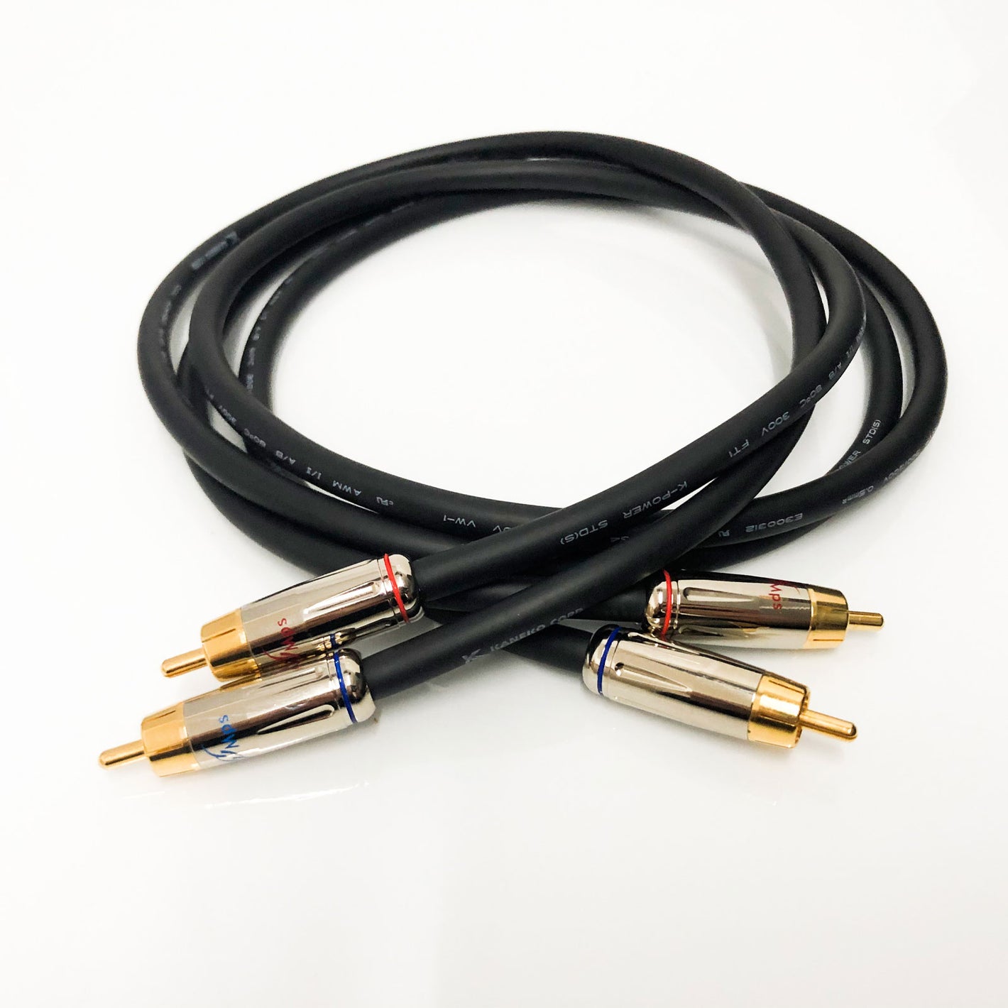 Music Wizard E1 High-Fidelity RCA Cable Analog Signal Cable Pair 1.5m for Tube Amplifiers and Decoders