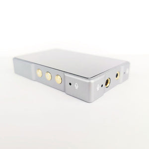 Grey BX2-9038 Portable Bluetooth5.4 Audio Player Dual ES9038 DAC + Dual ES9603 Balanced Output with 0.91-inch OLED