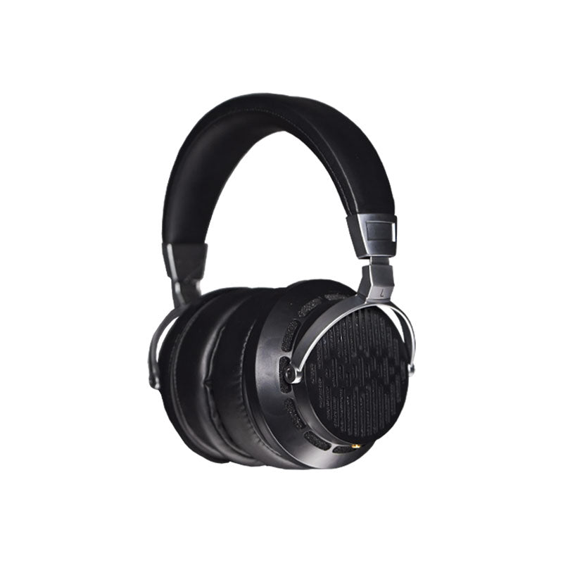 Music Wizard Black PMH1 Open-back Planar Headphones Superior Build Tuned Cavity Replaceable Cables
