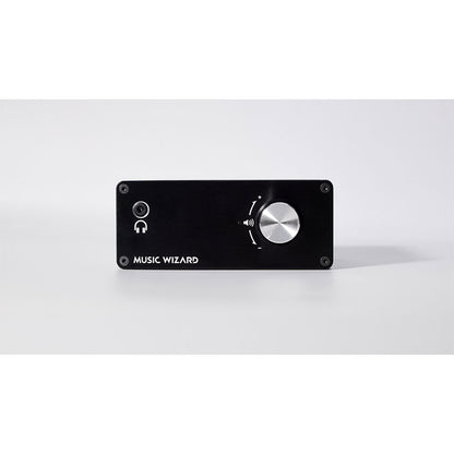 Music Wizard P50 Silver Bluetooth Amplifier Headphone Amp HIFI Stereo Power Amp with 3.5mm Input