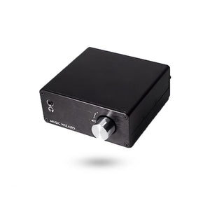 Music Wizard P50 Silver Bluetooth Amplifier Headphone Amp HIFI Stereo Power Amp with 3.5mm Input