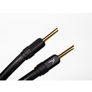 3m Music Wizard Audiophile 6-Core Pure Copper Speaker Cable with MPS Shark-4 Gold-Plated Banana Plug