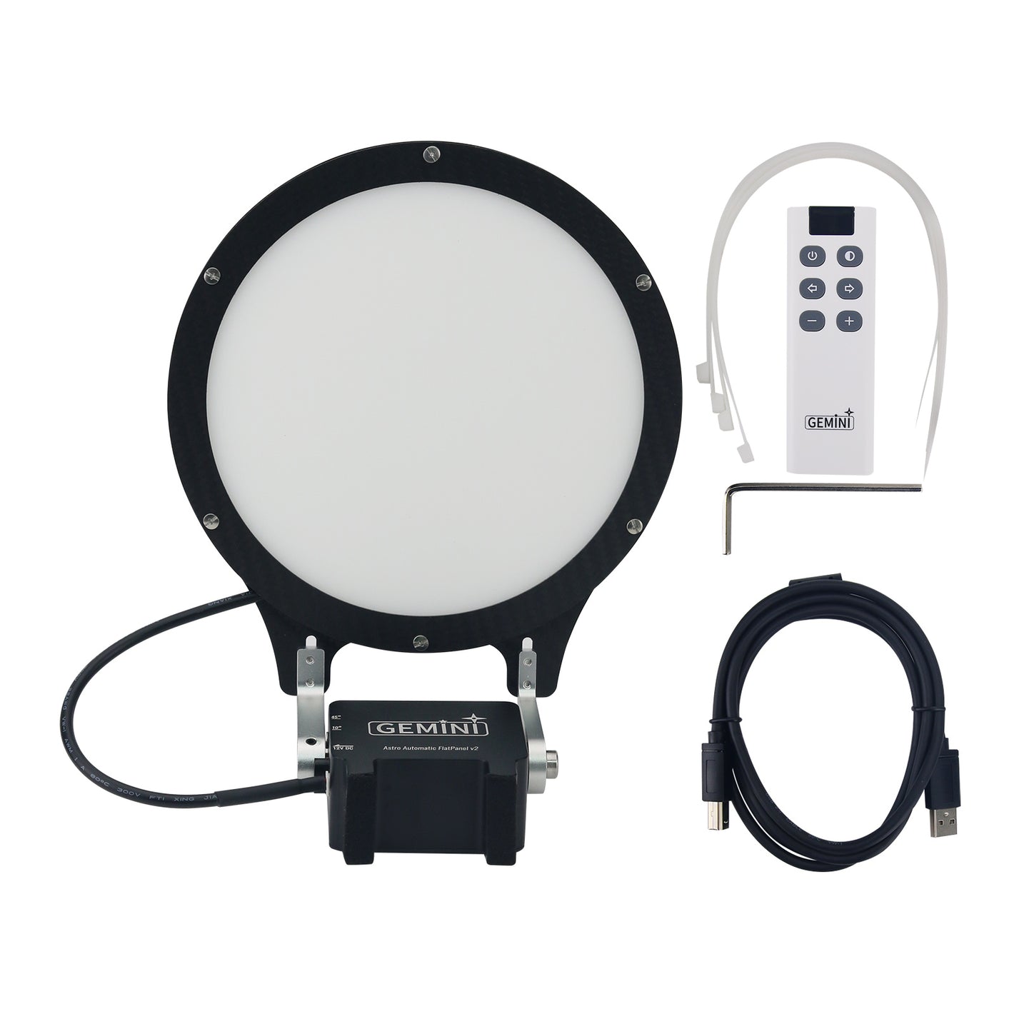 TeSeek Gemini 150mm Aperture Second Generation Astronomical Electric Flat Panel ASCOM Driving Carbon Fiber Electric Lens Cover