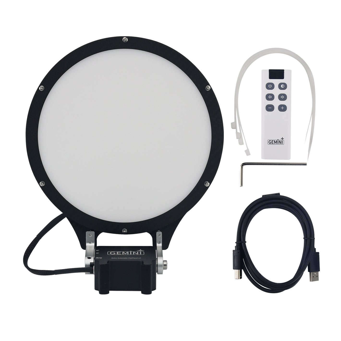 TeSeek Gemini 190mm Aperture Second Generation Astronomical Electric Flat Panel ASCOM Driving Carbon Fiber Electric Lens Cover