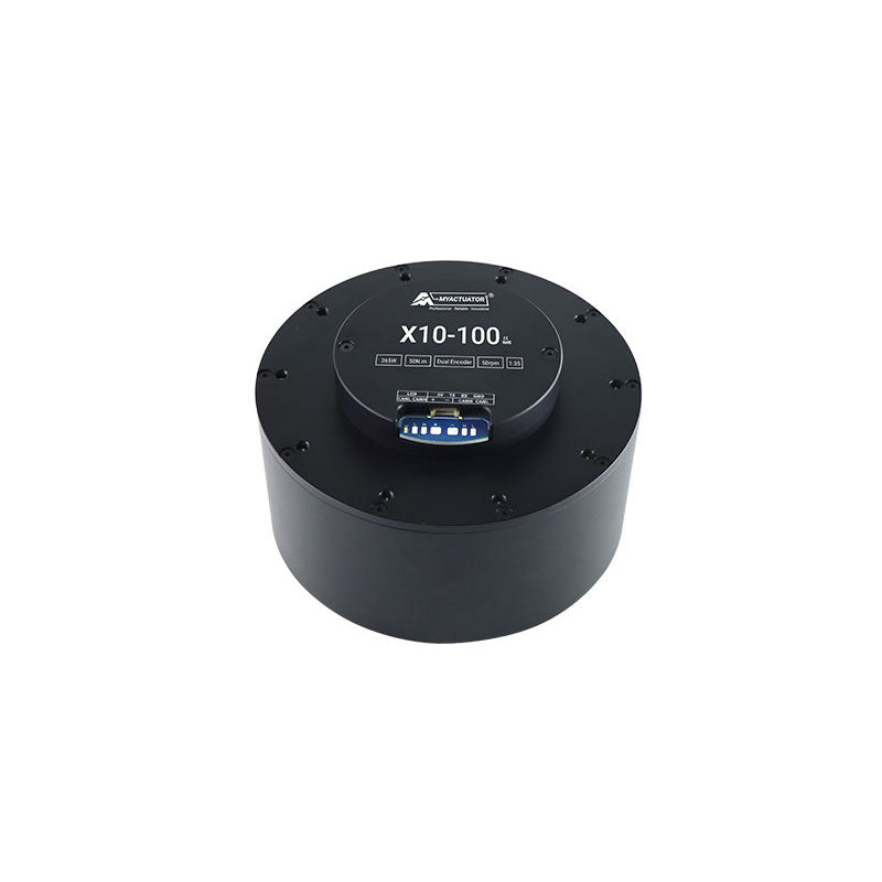 X10 S2 V3 High Torque Planetary Motor 50NM Built-in Dual Encoder for Robot Joint Module/Mechanical Arm (MC-X-500-O RS485 Driver)