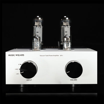 Music Wizard VP-1 8Wx2 EL34 Tube Amplifier Bluetooth Integrated Amp for Home Theater (Power Amp)