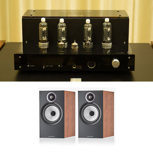 Music Wizard TP13 Push-Pull Tube Amplifier Integrated Amplifier + 606 S3 Stand-Mount Speakers