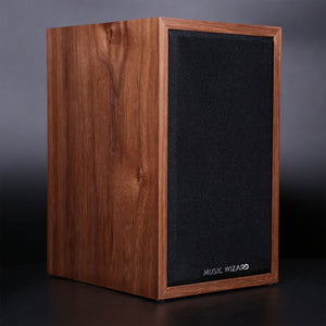 Music Wizard E5 Bookshelf Speakers 4.5-Inch Woofer Compact Desktop Hifi Speakers for PC Home