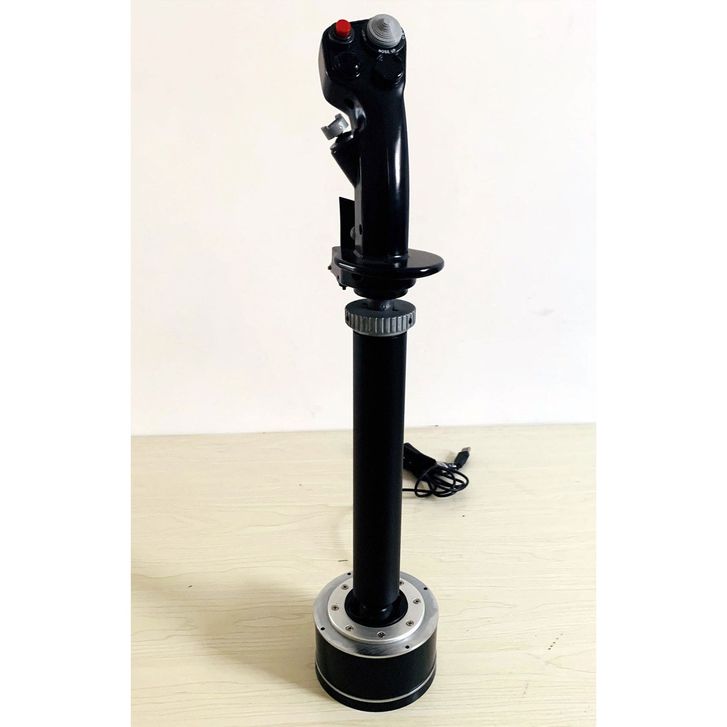 Simplayer 10cm Aluminum Alloy Extension Rod Joystick Extension for Thrustmaster Warthog Flight Stick
