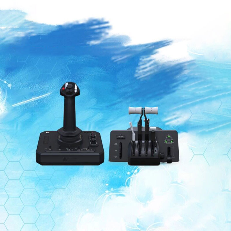 Original FOXTROT Aviation Stick Flight Joystick + Bravo Throttle Quadrant Lite for Honeycomb