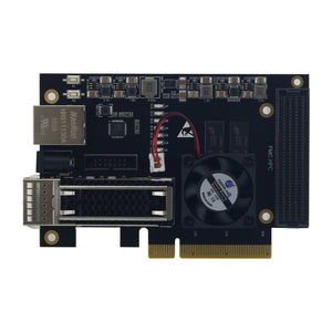 XCKU5P Development Board FPGA Core Board Onboard 128Mbit FLASH FMC QSFP28 100G Optic Port PCIE3.0