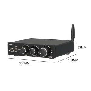 D316B Bluetooth5.4 Digital Power Amplifier 2xTPA3116 100Wx2 High Power Stereo HiFi Audio Amplifier with DC24V Power Adapter
