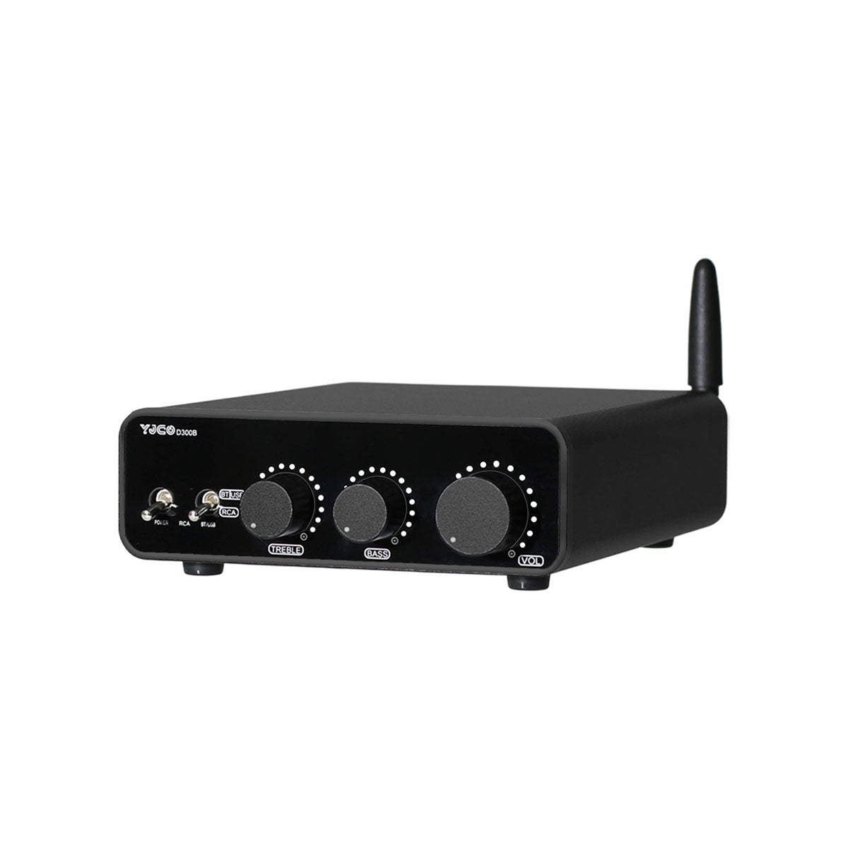 Black D300B 300Wx2 High Power TPA3255 Dual Channel Digital Power Amplifier HiFi Bluetooth5.4 Support for LDAC