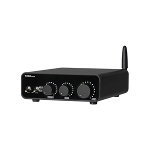 Black D300B 300Wx2 High Power TPA3255 Dual Channel Digital Power Amplifier HiFi Bluetooth5.4 Support for LDAC