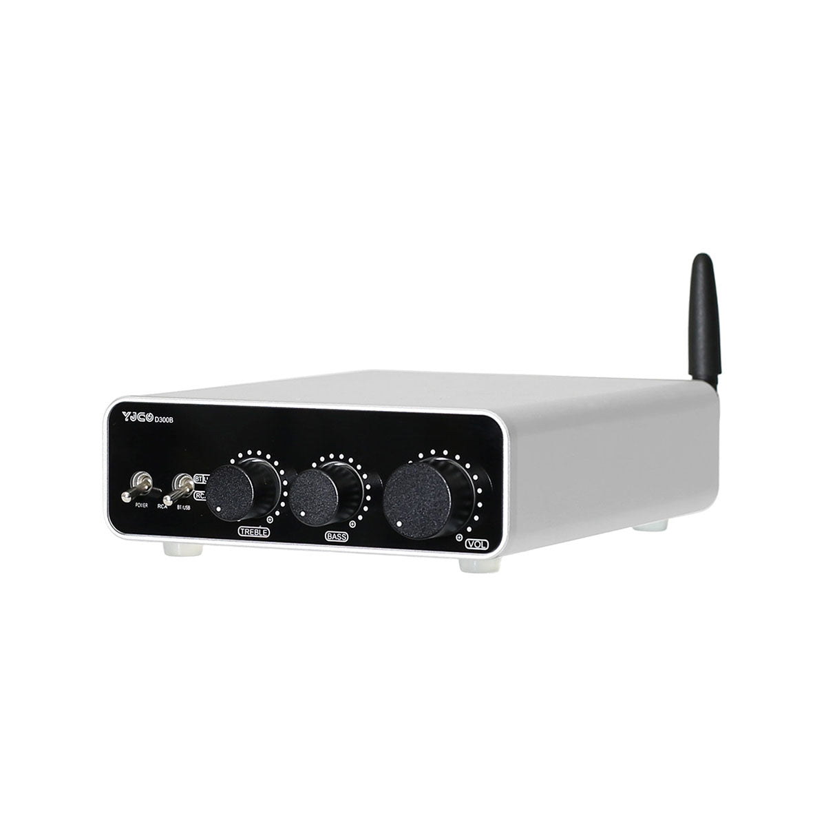 Silvery D300B 300Wx2 High Power TPA3255 Dual Channel Digital Power Amplifier HiFi Bluetooth5.4 Support for LDAC