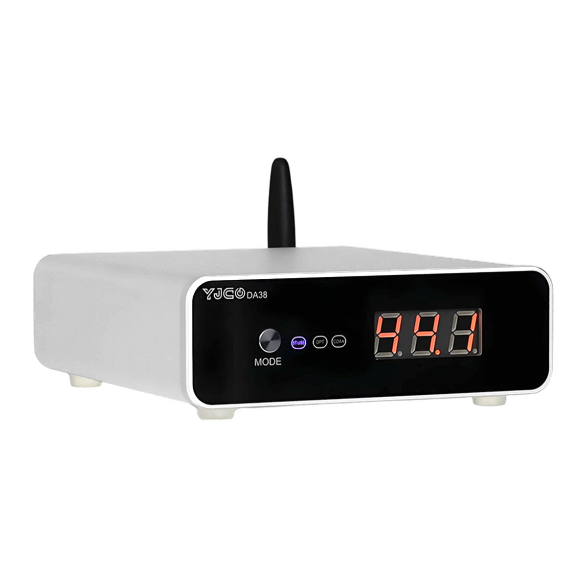 Silvery DA38 HiFi Bluetooth5.4 Receiver LDAC Lossless Audio Power Amplifier Optic Fiber DAC ES9038Q2M Decoder