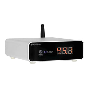 Silvery DA38 HiFi Bluetooth5.4 Receiver LDAC Lossless Audio Power Amplifier DAC ES9038Q2M Decoder + DC12V Power Adapter