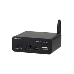 Black UT2 HiFi Audio Bluetooth5.4 Receiver ES9023 Decoding USB Flash Drive TF Card Lossless Player
