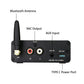 Black UT2 HiFi Audio Bluetooth5.4 Receiver ES9023 Decoding USB Flash Drive TF Card Lossless Player