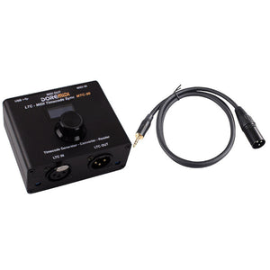 DOREMiDi MTC-20 LTC-MIDI Timecode Sync SMPTE LTC to MTC Sync Interface + 3.5mm to XLR Male Cable