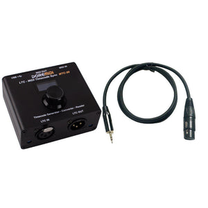 DOREMiDi MTC-20 LTC-MIDI Timecode Sync SMPTE LTC to MTC Sync Interface + 3.5mm to XLR Female Cable