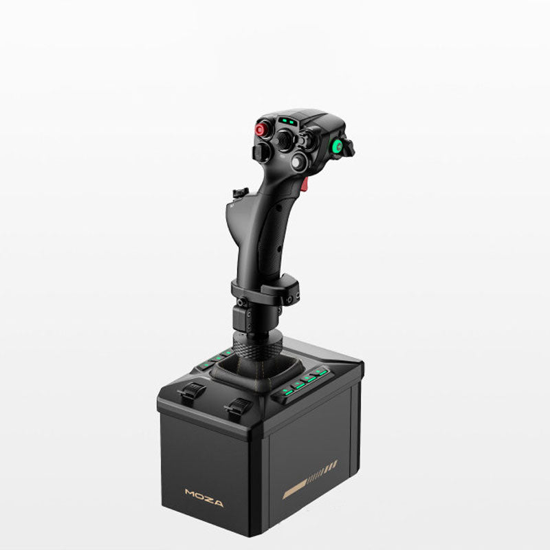 MOZA AB6 Joystick Flight Simulator Bundle with Force Feedback Base and Desktop Bracket for DCS World