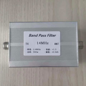 BPF-14M-500WM 14MHz Bandpass Filter 500W Anti-interference Improved Sensitivity Competition Grade Female Socket
