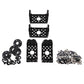 ZNJ FPX330-H101 4PCS Set Frame Set and Servo Horn Specially Designed for DYNAMIXEL X330 Servos