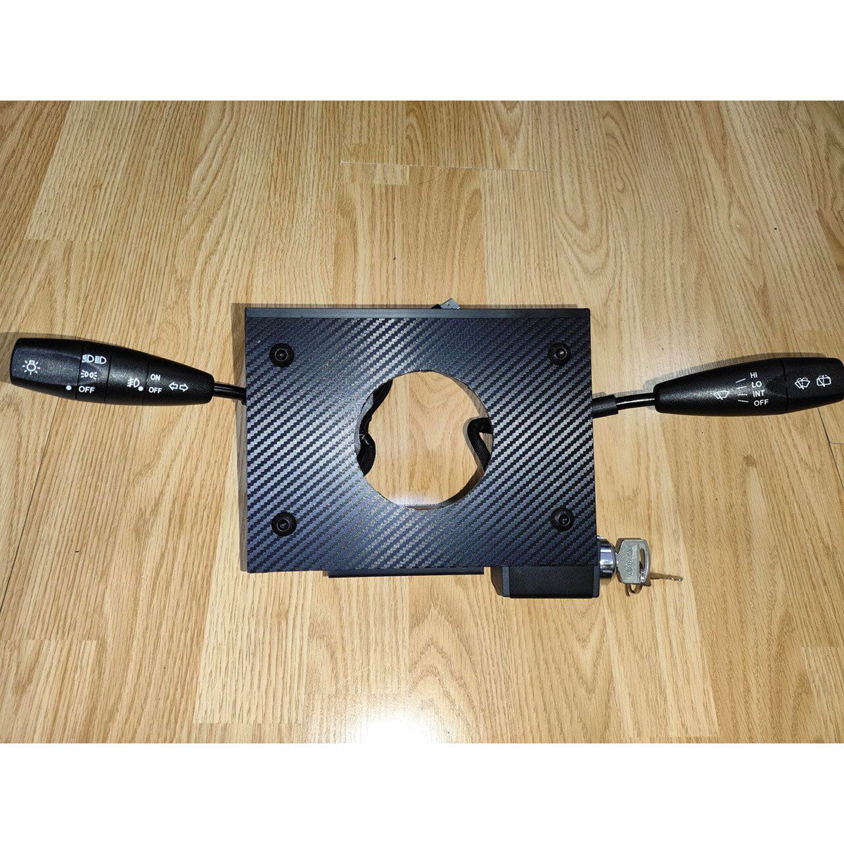 Simplayer Wiper Turn Signal Kit Combination Switch (with Ignition Keys) for Simagic Alpha Wheel Bases